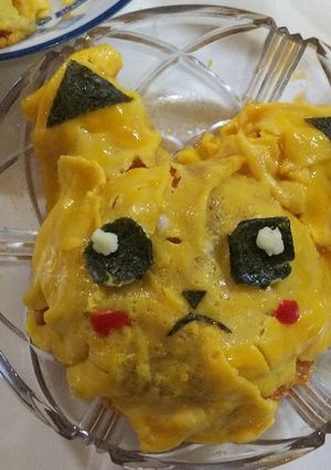 ピカチュウオムライス-レシピのメイン写真