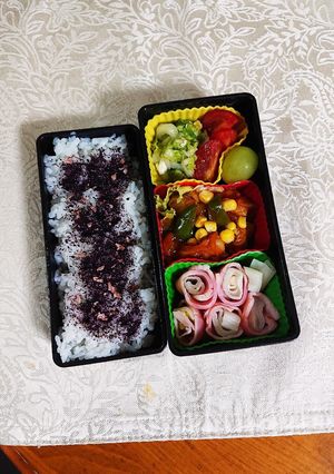 週末の主人のお弁当です。-レシピのメイン写真