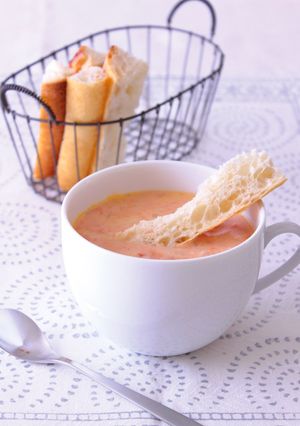 マグで簡単とろ〜りトマトクリームスープ❆-レシピのメイン写真