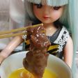 リカちゃん♡すきやき鍋ꕤ*.゚