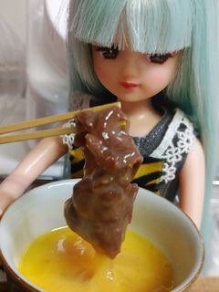 リカちゃん♡すきやき鍋ꕤ*.゚-レシピのメイン写真