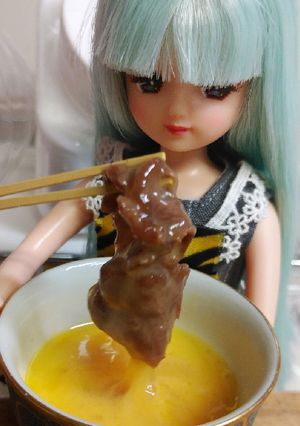 リカちゃん♡すきやき鍋ꕤ*.゚-レシピのメイン写真