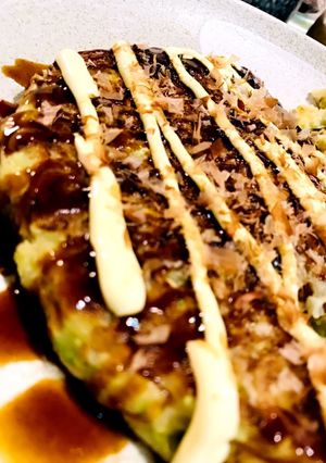山芋とじゃがいもでふんわり！お好み焼き☆-レシピのメイン写真
