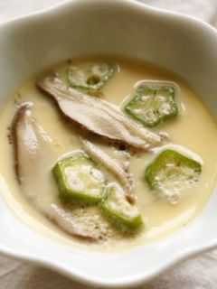 オクラの茶碗蒸し-レシピのメイン写真