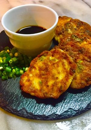 No2253納豆ネギ卵ガレットだし酢-レシピのメイン写真
