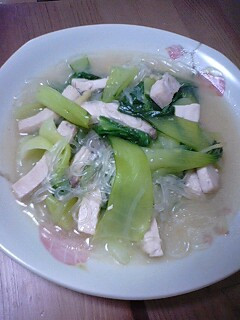 めかじきと青梗菜の煮物-レシピのメイン写真