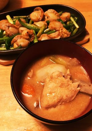 寒い夜に！あったまるよ〜秋鮭の粕汁-レシピのメイン写真