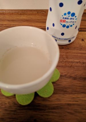 ホットカルピス　シナモン入り-レシピのメイン写真