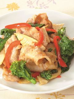 豚肉と春野菜の生姜焼き-レシピのメイン写真