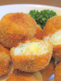 チーズとろ~鶏ひき肉の青海苔チーズフライ-レシピのメイン写真