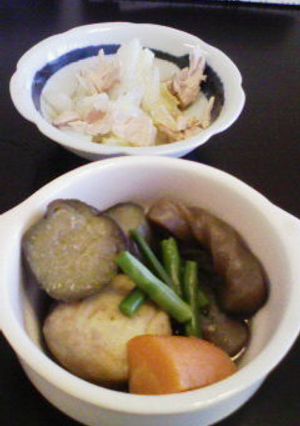 なすとにんじんの炊き合わせ-レシピのメイン写真