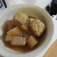 ほっこりする大根とがんもの煮物