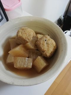 ほっこりする大根とがんもの煮物-レシピのメイン写真