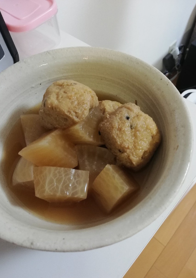 ほっこりする大根とがんもの煮物-レシピのメイン写真