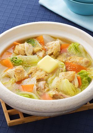 サッポロ一番 ガリバタ鶏塩なべ-レシピのメイン写真