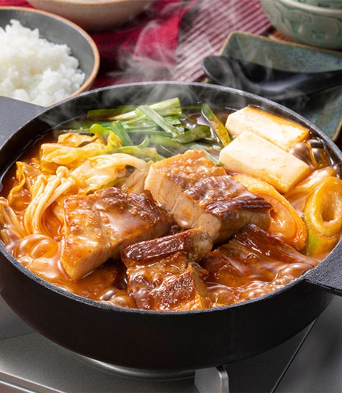 プチッとキムチ鍋！〆はサッポロ一番 by サッポロ一番 【クックパッド