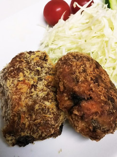 ゴロゴロなすのお手軽ミンチカツ-レシピのメイン写真