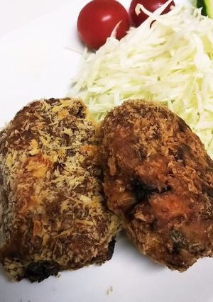 ゴロゴロなすのお手軽ミンチカツ-レシピのメイン写真