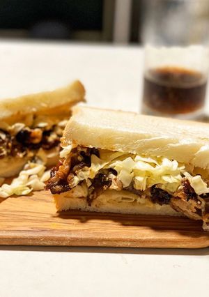 簡単！焼肉とキャベツの#わんぱくサンド♪-レシピのメイン写真