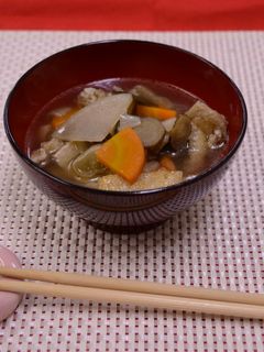 【エコレシピ】けんちん汁-レシピのメイン写真