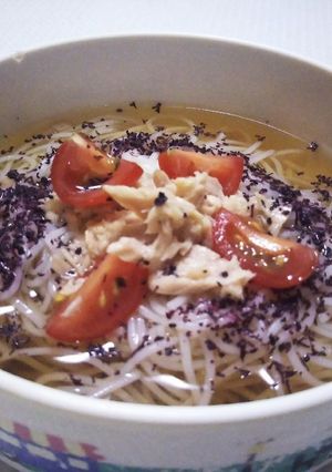 新感覚☆ツナゆかりそうめん♬-レシピのメイン写真