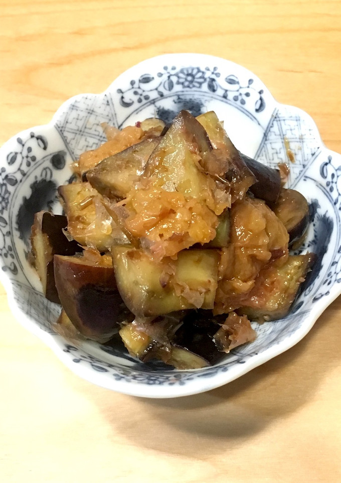 茄子の梅かつお炒め-レシピのメイン写真