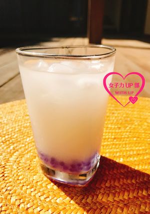 バタフライピーで作る☆タピオカジュース-レシピのメイン写真