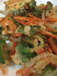 ゴーヤのかき揚げ-レシピのメイン写真