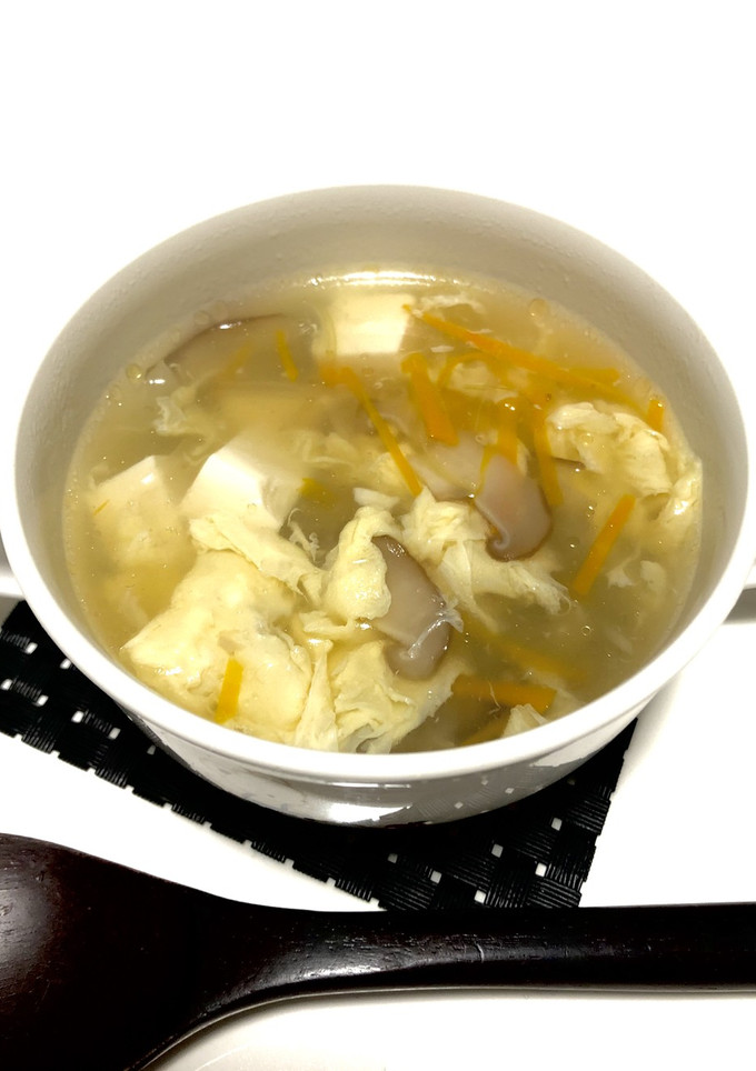美味しくて本格的!!卵と豆腐の中華スープ-レシピのメイン写真