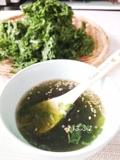 和食にも焼肉にも◎簡単あおさスープ-レシピのメイン写真