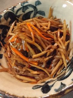 甘めのきんぴらごぼう-レシピのメイン写真