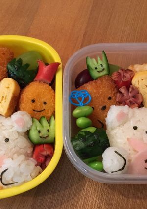 すみっこぐらし弁当-レシピのメイン写真