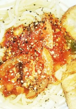 無油ミートパスタ（血管ダイエット1418-レシピのメイン写真
