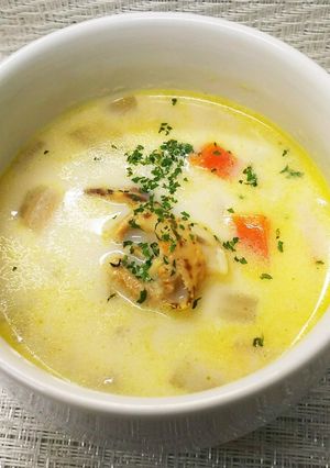 豆乳 de クラムチャウダー風-レシピのメイン写真