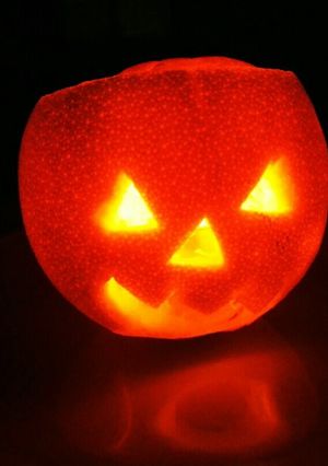 ハロウィンのオレンジジャックオランタン♪-レシピのメイン写真