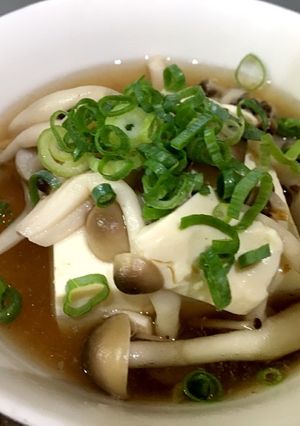 けいこ出汁のあんかけ豆腐きのこ-レシピのメイン写真