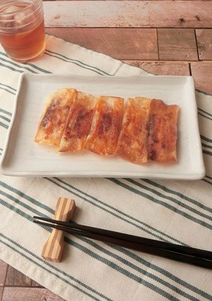 簡単包まない★ミートローフとナスの棒餃子-レシピのメイン写真