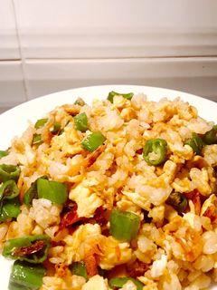 大人向け!桜海老とししとうの炒飯-レシピのメイン写真