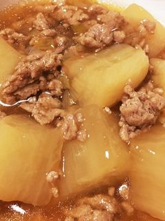●ひき肉と大根と長ネギの煮物●-レシピのメイン写真