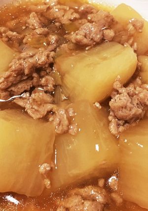 ●ひき肉と大根と長ネギの煮物●-レシピのメイン写真