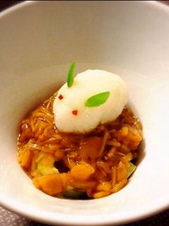 アボカドなめこおろし☆雪ウサギバージョン-レシピのメイン写真
