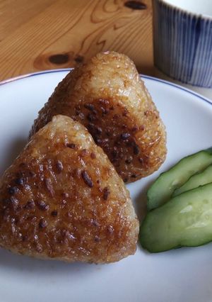 魚焼きグリルで簡単焼きおにぎり-レシピのメイン写真