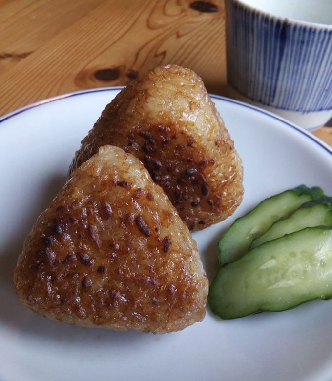 魚焼きグリルで簡単焼きおにぎり-レシピのメイン写真