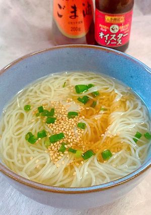 簡単!そうめんで あっさり中華そば風-レシピのメイン写真