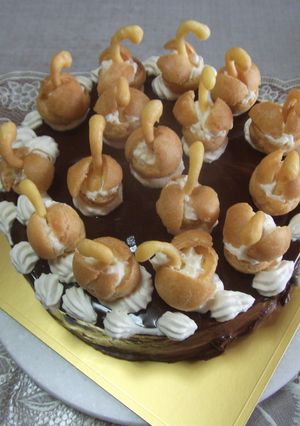 スワンバースディケーキ-レシピのメイン写真