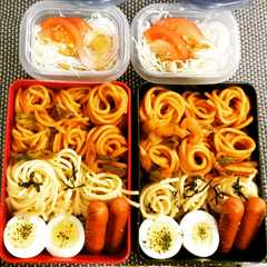 รูปของ 簡単パスタ弁当☆食べやすいスパゲティ
