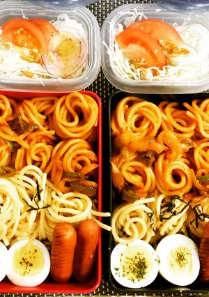 簡単パスタ弁当☆食べやすいスパゲティ-レシピのメイン写真