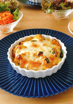 ♪かぼちゃとチキンのほっこりグラタン♪-レシピのメイン写真