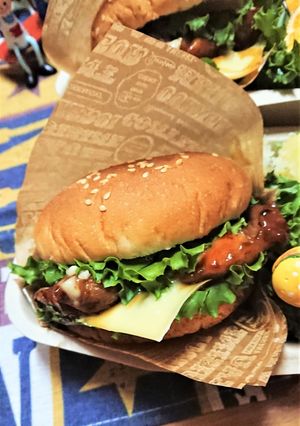 子供大好き【照焼きチキンチーズバーガー】-レシピのメイン写真