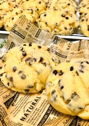 ザクザク簡単チョコチップメロンパン-レシピのメイン写真